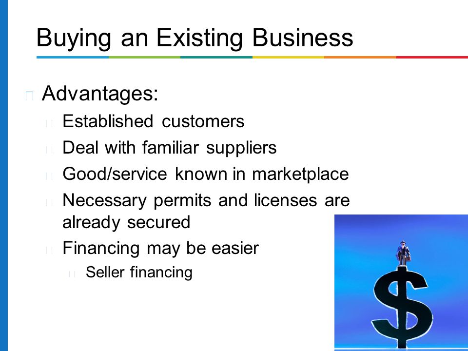 purchasing an already established business plan